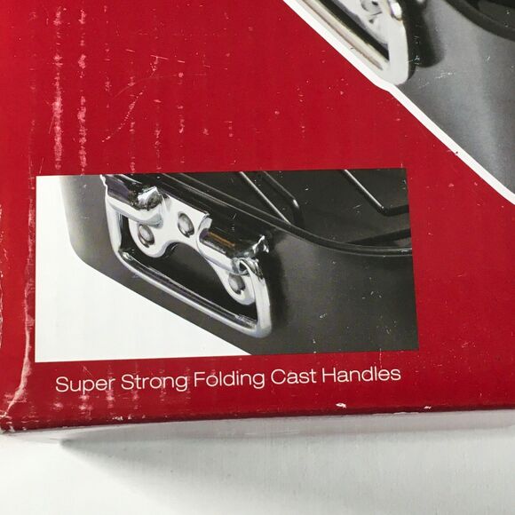 Linen N Things Cook at Home 16x12 Non Stick Heavy Duty Steel Roasting Pan &Rack - Picture 7 of 14